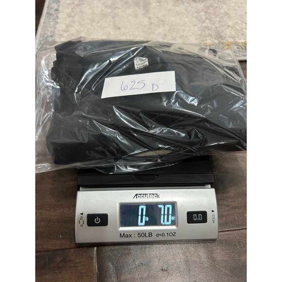 Marushka Fishbone Graphic Tee Black V-Neck 3/4 Sleeve Hand Painted Essentials - Picture 11 of 11